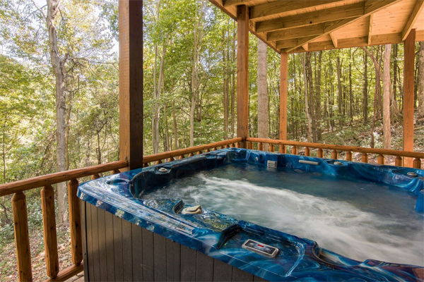 hot tub water bubbling