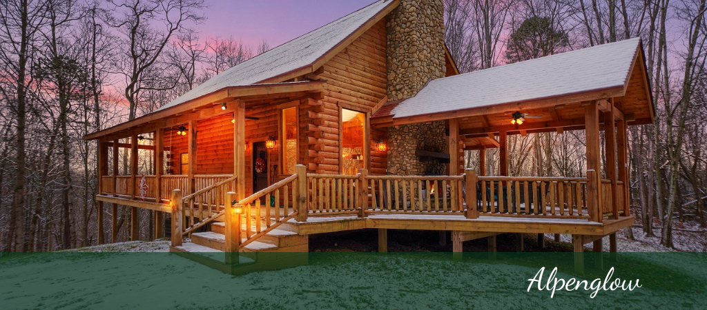 cabin in the woods located in hocking hills ohio