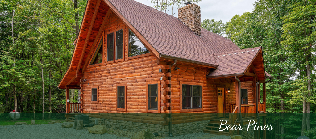 cabins, firepit