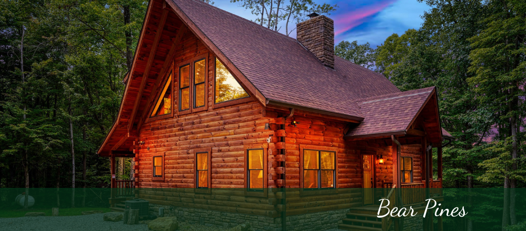 cabins, firepit