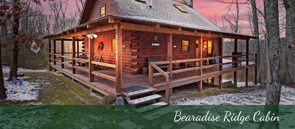 cabin in the woods located in hocking hills ohio