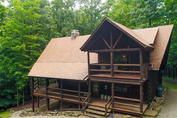 Quaint log cabin retreat
