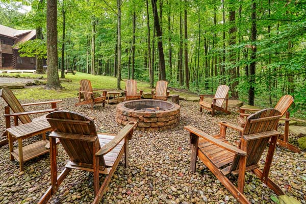 seating for 8 around firepit