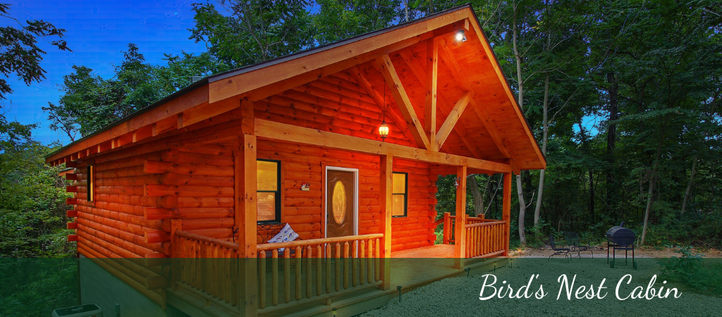 cabin in the woods located in hocking hills ohio