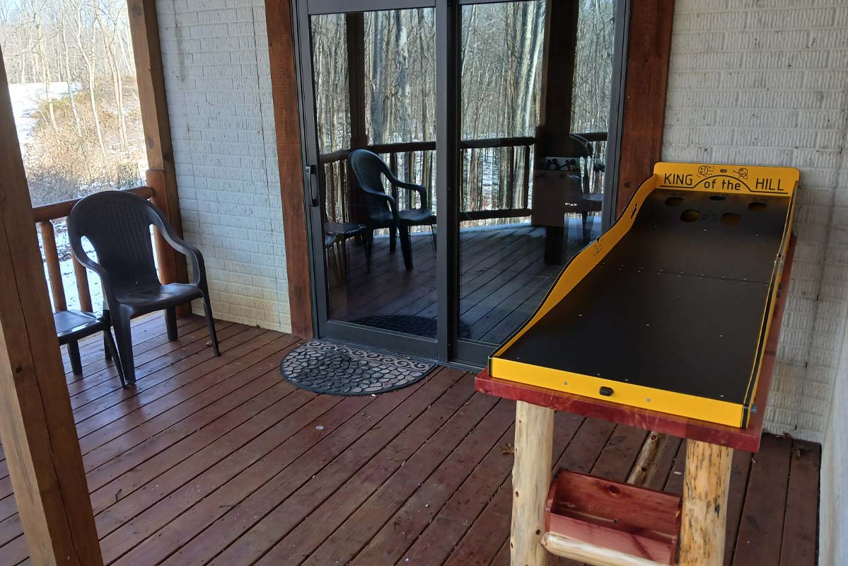 Black Forest Chalet game on deck