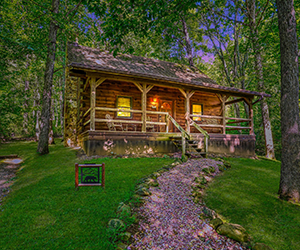 wrap deck on front of cabin