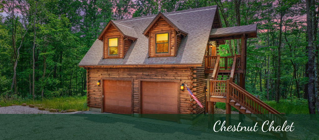cabin in the woods located in hocking hills ohio