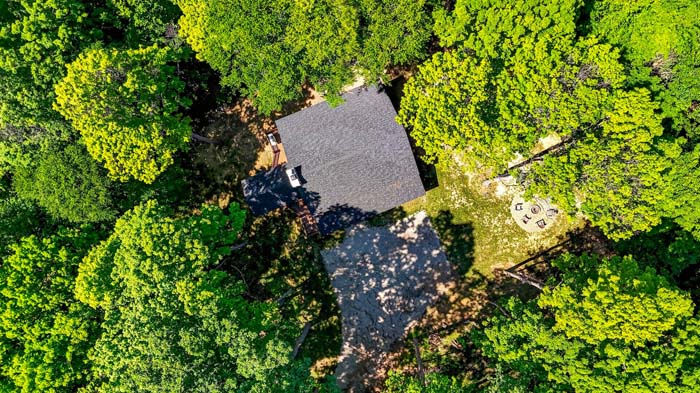Happy Hours Cabin Hocking Hills getaway in a peaceful wooded setting