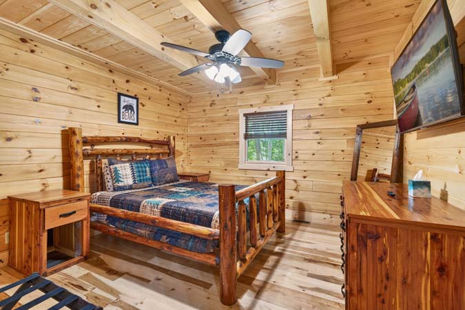 Comfortable cabin designed for memorable getaways
