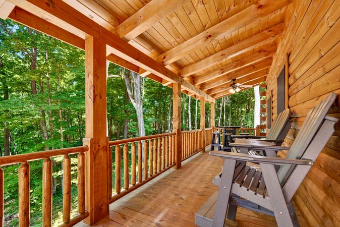 Gather together and enjoy games during your cabin stay
