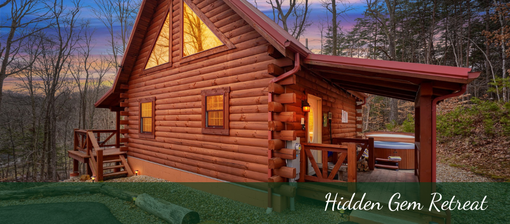 cabin in the woods located in hocking hills ohio