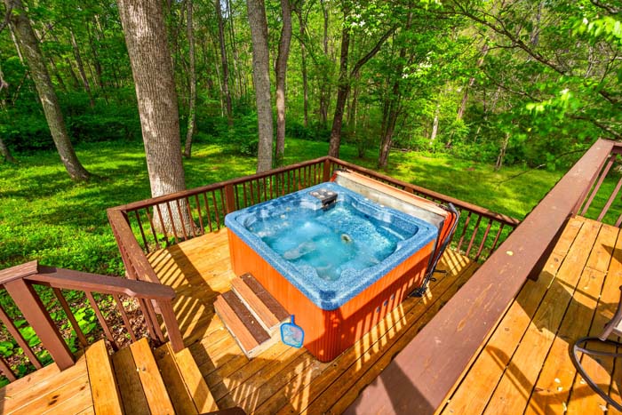 Nature views around Hocking Hills cabin