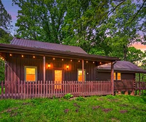 Chestnut Chateau porch, side