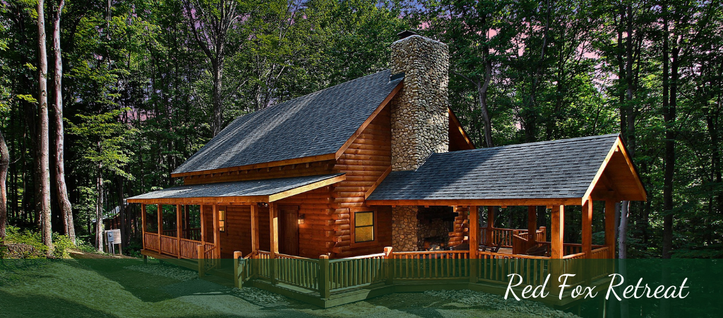 cabin in the woods located in hocking hills ohio