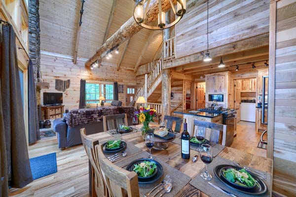 Rustic charm meets modern comfort at Rock Ridge cabin