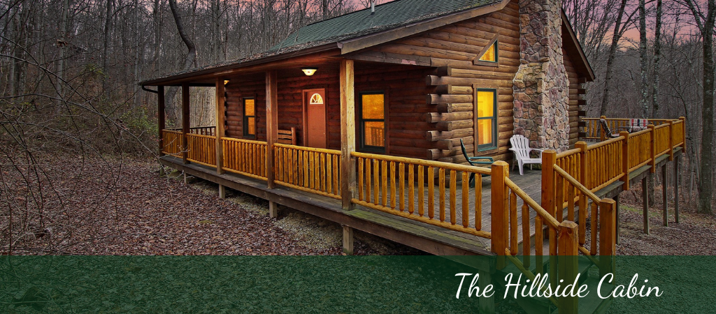 cabin in the woods located in hocking hills ohio