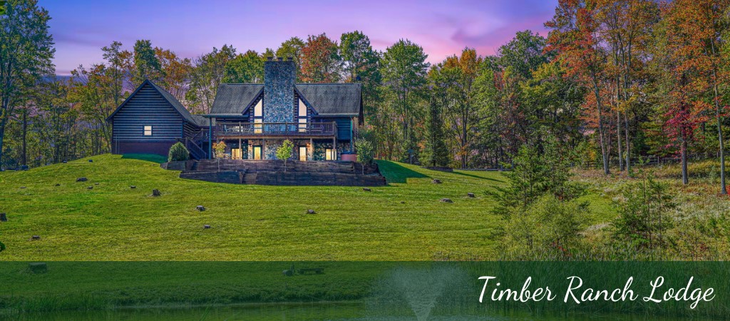 cabin in the woods located in hocking hills ohio