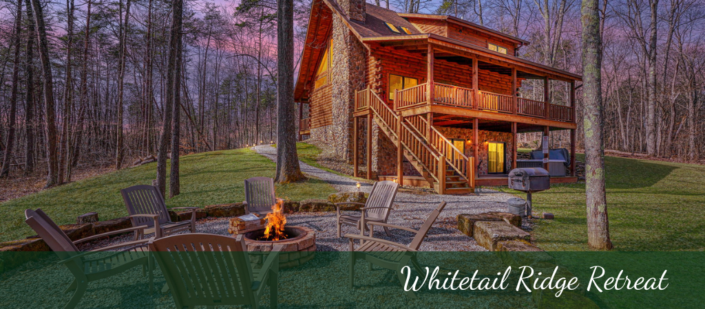 cabin in the woods located in hocking hills ohio