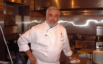 In Cabin Dining Experience chef in kitchen