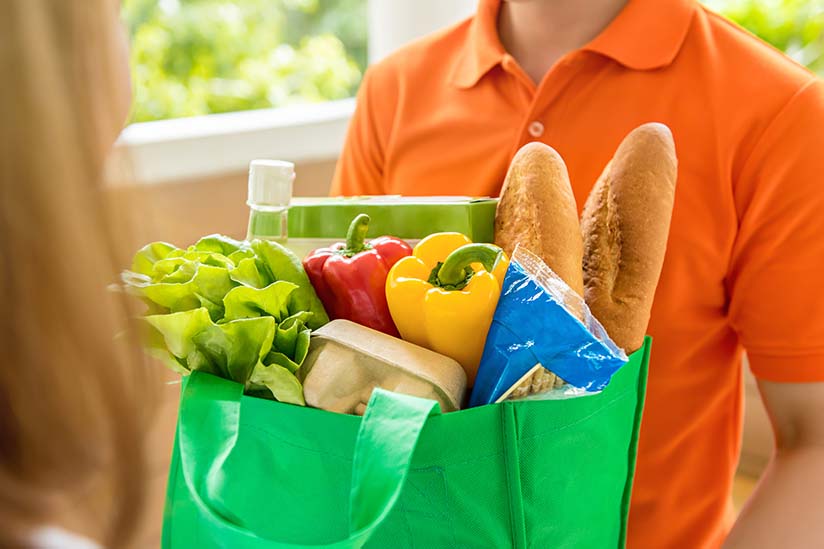 grocery delivery food delivery ad