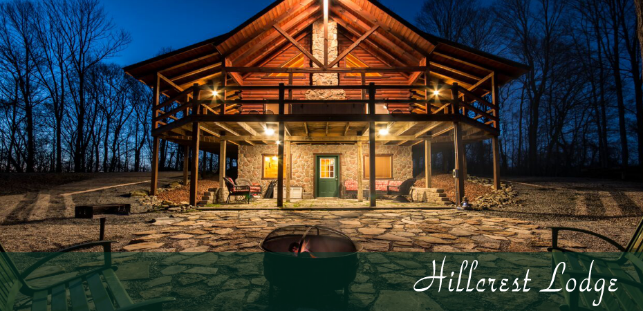 cabin in the woods located in hocking hills ohio