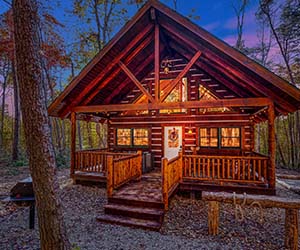 a frame style cabin