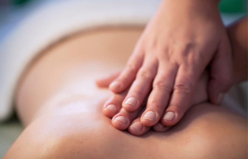 In Cabin Spa Services back massage